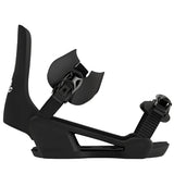 Bataleon Junior's Minishred Snowboard Bindings 2025 - Black bindings with a sleek, modern design and adjustable straps.