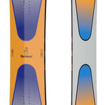 Bataleon Evil Twin Snowboard 2024 - A snowboard with a blue and orange gradient design on its top surface.