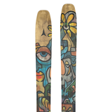 Atomic Bent Chetler 120 Skis 2026 - A pair of skis with a brown base and black trim, featuring a distinctive "Bent Chetler" logo on the top sheet.