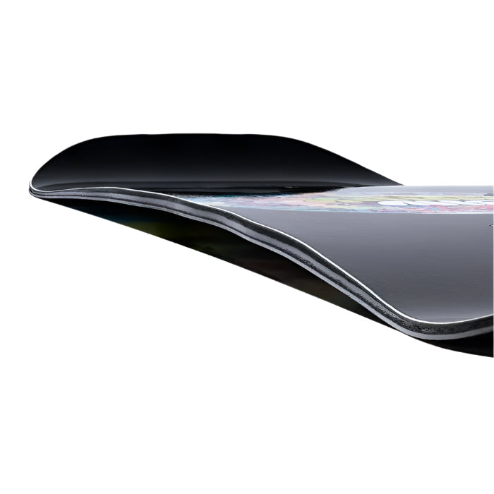 GNU C Money Snowboard 2026 - A black snowboard with a glossy finish and white trim along its edges.