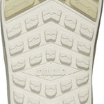 ThirtyTwo Lashed x Bradshaw Snowboard Boot 2024 - White boot with a textured rubber sole and a raised logo on the heel.