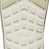 ThirtyTwo Lashed x Bradshaw Snowboard Boot 2024 - White boot with a textured rubber sole and a raised logo on the heel.