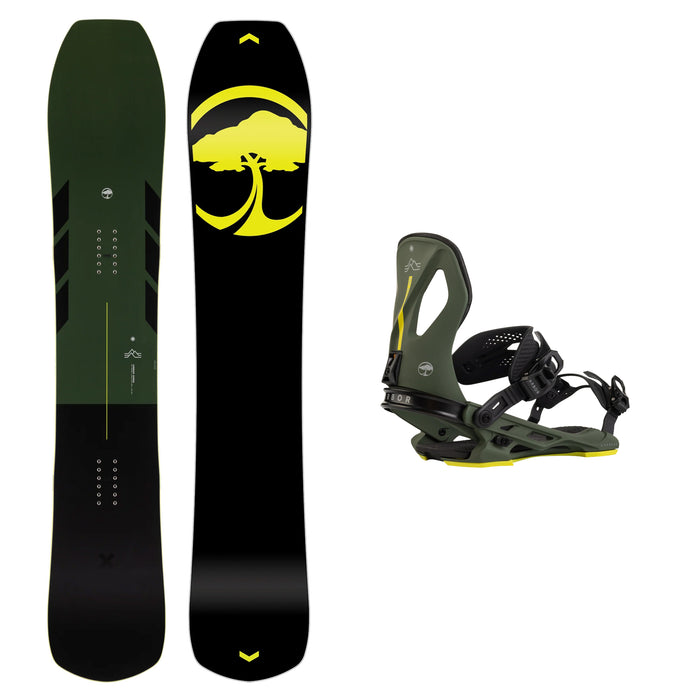 Arbor Coda Camber Snowboard with Arbor Cypress Pat Moore Snowboard Binding 2025