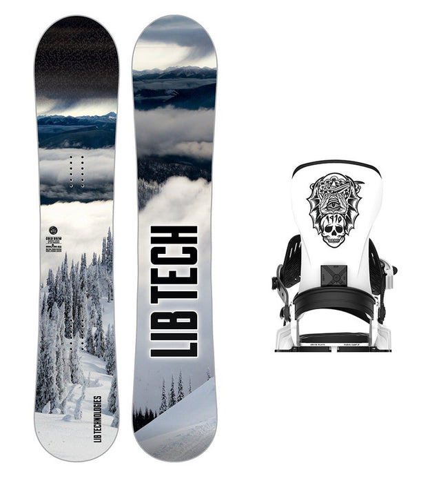 Lib Tech Cold Brew Snowboard with Bent Metal Transfer Snowboard Binding 2025