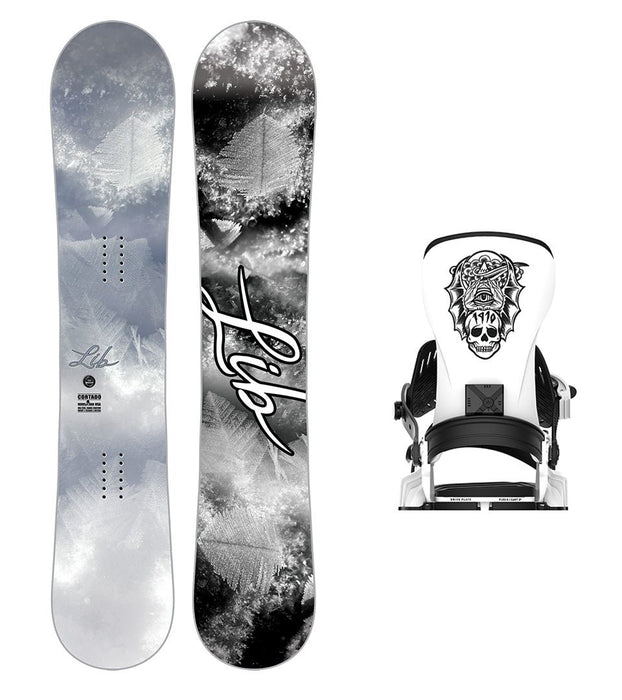 Lib Tech Cortado Snowboard with Men's Bent Metal Transfer Snowboard Binding 2025