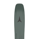 Atomic Maverick 96 CTI Skis 2026 - A pair of dark green skis with a black logo on top and a white background.