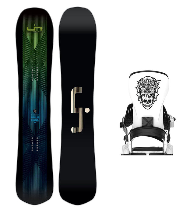 Lib Tech Cygnus BM Snowboard with Men's Bent Metal Transfer Snowboard Binding 2025