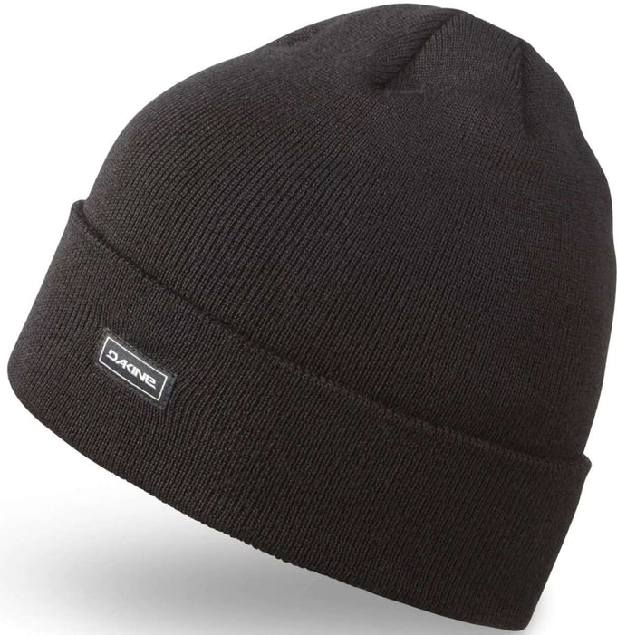 Dakine Andy Merino Beanie 2025 - A black beanie with a white logo on the front.