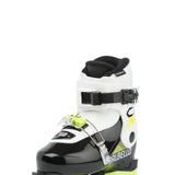 Dalbello Kid's CX 2.0 Cabrio GW Ski Boots 2026 - White ski boots with yellow accents and a black strap.