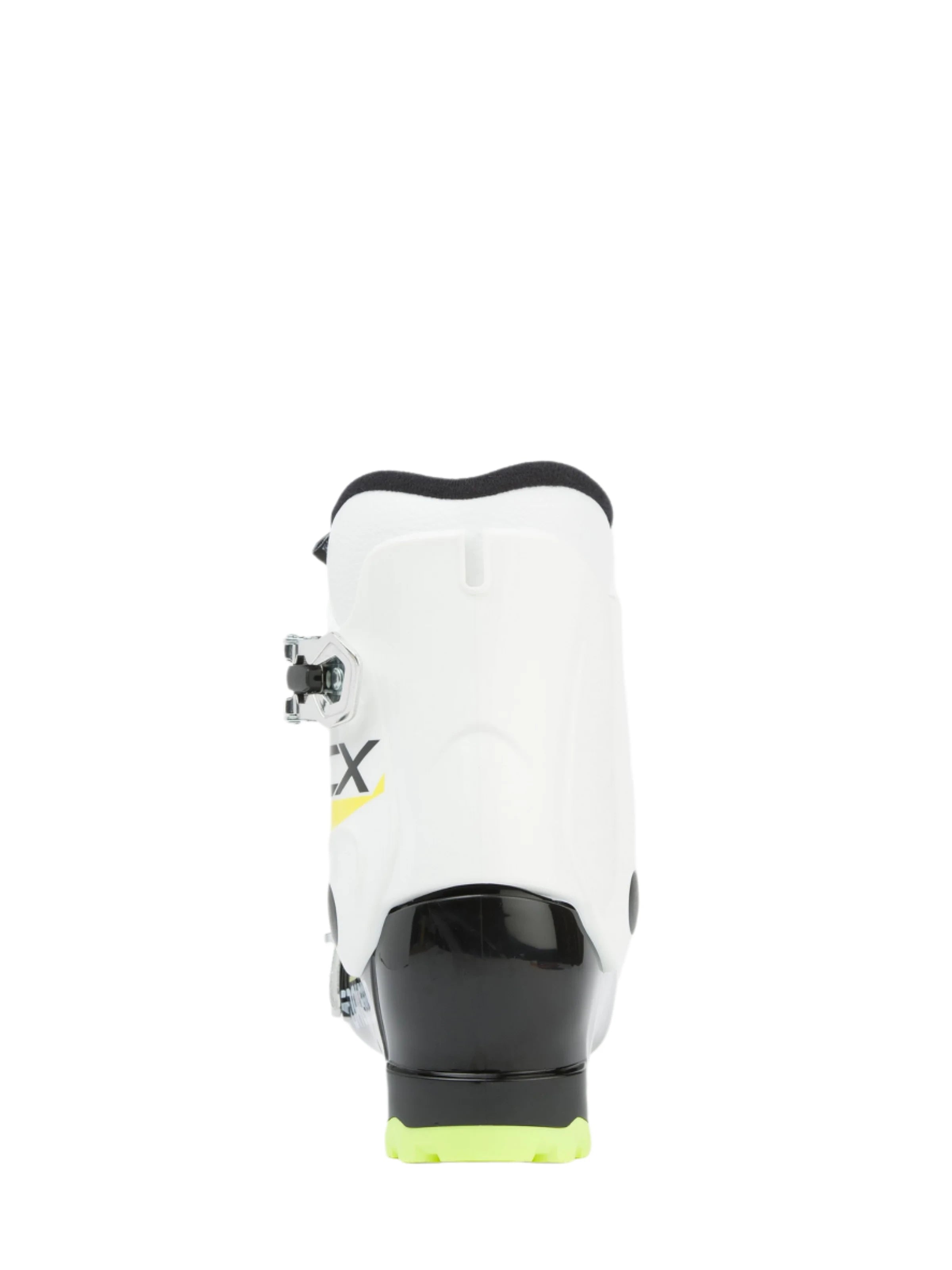 Dalbello Kid's CX 2.0 Cabrio GW Ski Boots 2026 - White ski boots with black trim and yellow accents.