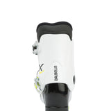 Dalbello Youth CX 3.0 Cabrio GW Ski Boots 2026 - White ski boots with silver buckles and yellow accents on the sides.