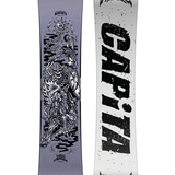 CAPITA - Dark Horse Snowboard 2026 is shown in a light gray color with black lettering and graphics.