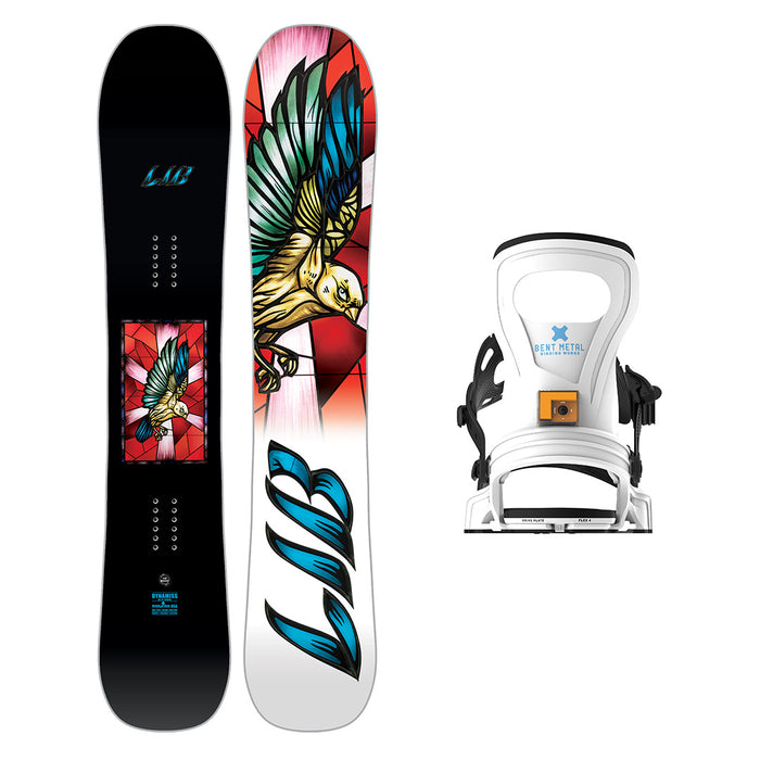 Lib Tech Women's Dynamiss Snowboard with Bent Metal Women's Beam Snowboard Binding 2025