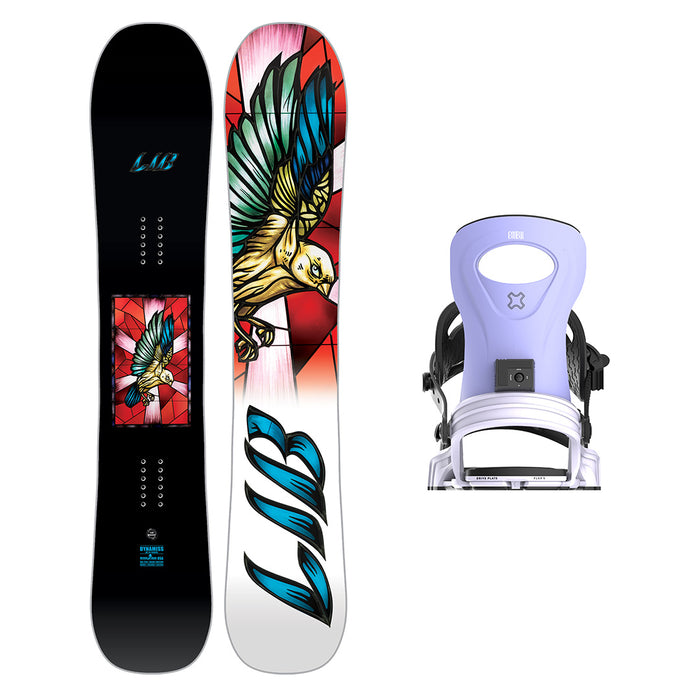 Lib Tech Women's Dynamiss Snowboard with Bent Metal Women's Metta Snowboard Binding 2025