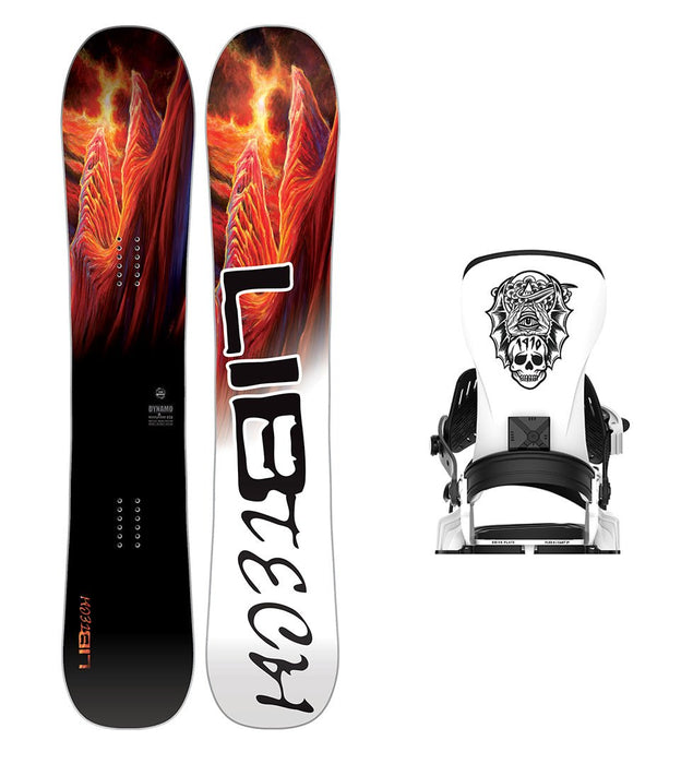 Lib Tech Dynamo Snowboard with Bent Metal Transfer Snowboard Binding 2025