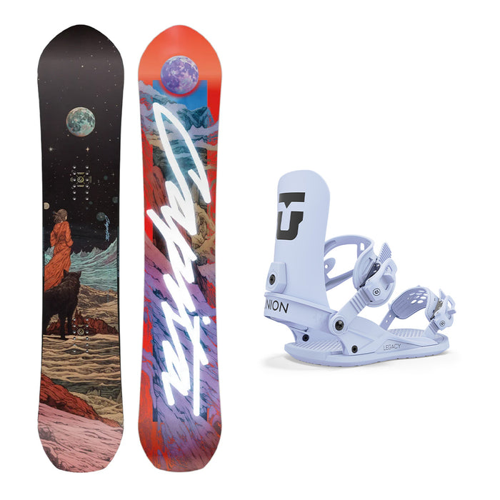 CAPiTA The Equalizer Women's Snowboard with Union Women's Legacy Snowboard Bindings 2025