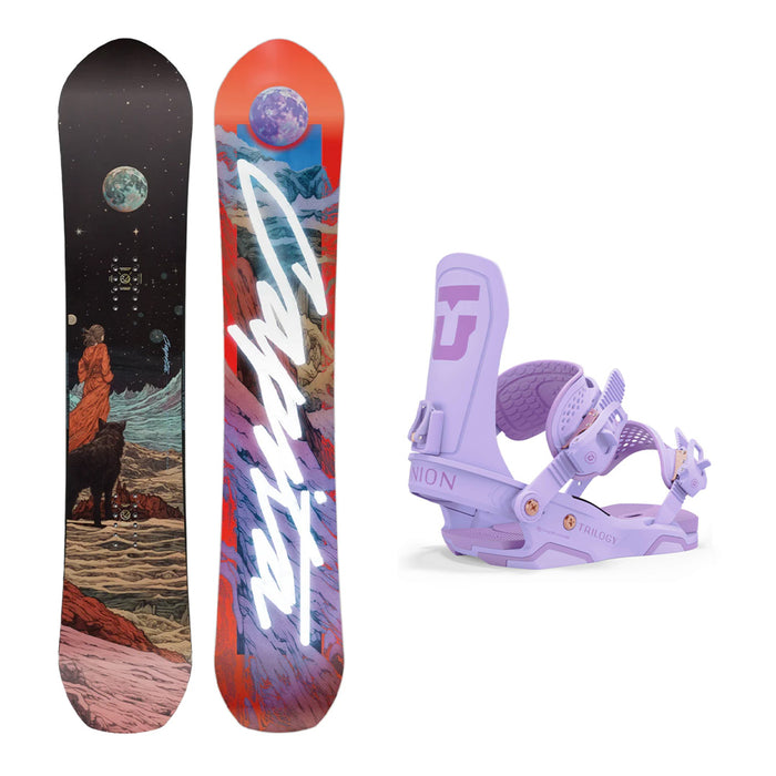 CAPiTA The Equalizer Women's Snowboard with Union Women's Trilogy Snowboard Binding 2025