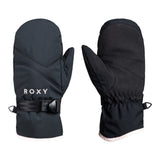 Roxy Girl's Jetty Solid Mitt 2025 - A solid-colored mitt with a strap closure and a small logo on the cuff.