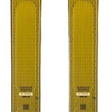 Rossignol Escaper 87 Nano Flat 2024 - A black and yellow ski with a geometric pattern on top.