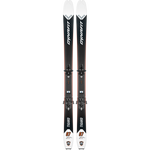Dynafit - Tigard 97 Flat Skis 2025 with black and white color scheme, featuring a distinctive Dynafit logo on top of each ski.