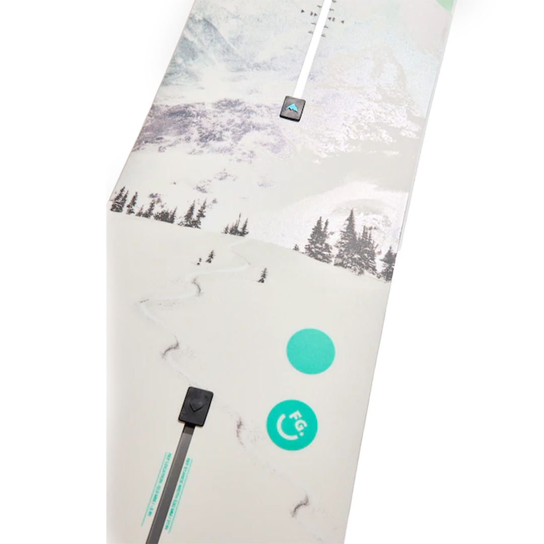 burton fg snowboard Kids Feelgood Smalls edge hold and springloaded pop Burton Feelgood Camber Snowboard -