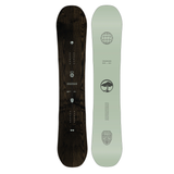 Arbor Formula Snowboard 2026 - A dark brown snowboard with a wood grain texture and white lettering on top.