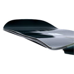 GNU Women's Frosting Snowboard 2026 - A black snowboard with a glossy finish and white trim along its edges.