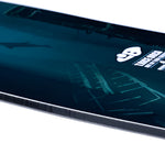 Lib Tech Orca Snowboard 2026 - A dark blue snowboard with a white logo and text on top, featuring a shark fin design.