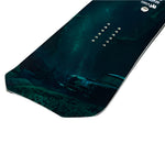 Lib Tech Orca Snowboard 2026 - A dark green snowboard with a subtle pattern of lighter green lines and a white logo on top.