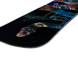 Lib Tech T Rice Pro Snowboard 2026 - A black snowboard with a colorful abstract design on top, featuring a man's face and a mountain landscape.