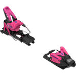 Salomon Strive 14 Multinorm Ski Bindings - Black ski bindings with silver hardware and a blue logo on the top plate.