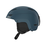Giro Ratio Helmet 2024 - A matte black helmet with a sleek, aerodynamic design and ventilation holes on top.