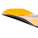 GNU Women's Gloss C Snowboard 2026 - A snowboard with a glossy finish, featuring a predominantly white base color and black accents.