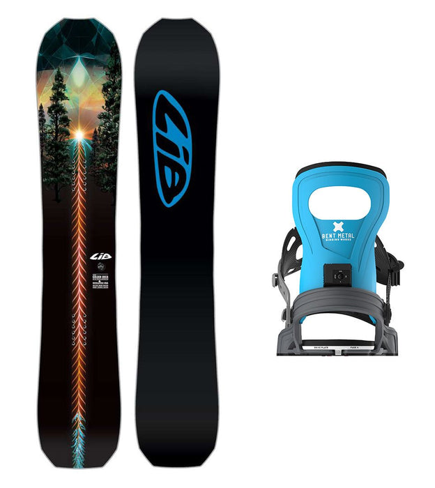 Lib Tech Golden Orca Snowboard with Bent Metal Bolt Snowboard Binding 2025