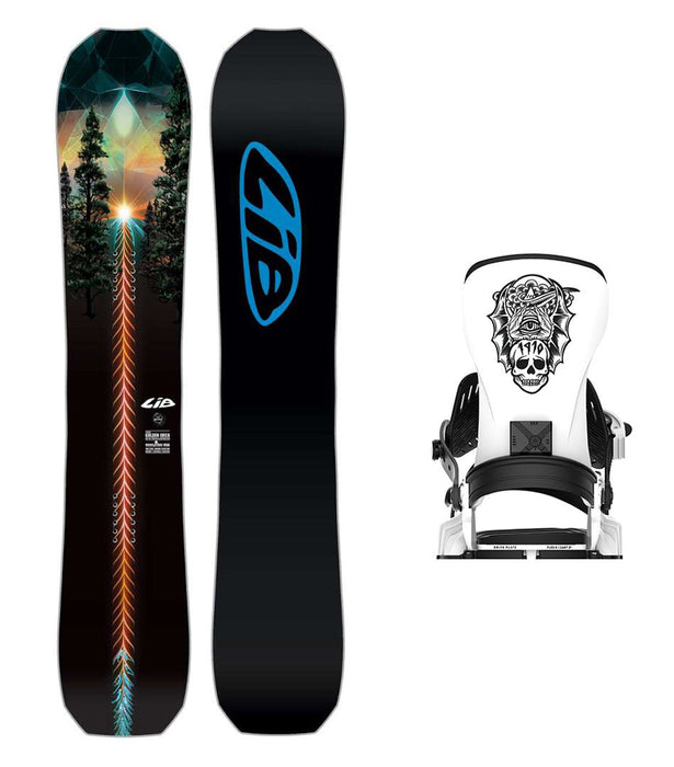 Lib Tech Golden Orca Snowboard with Bent Metal Transfer Snowboard Binding 2025