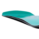 GNU Gremlin Snowboard 2026 - A snowboard with a teal top sheet and black base, featuring a wavy design on its underside.