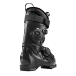 Atomic Hawx Ultra 100 Dual Ski Boot - Black ski boot with a sleek, modern design and silver buckles.