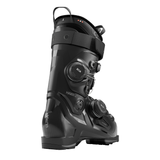 Atomic Hawx Ultra 100 Dual Ski Boot - Black ski boot with a sleek, modern design and silver buckles.