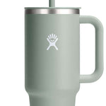 Hydro Flask 40oz All Around Travel Tumbler - A large, insulated tumbler with a screw-on lid and straw.