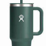 Hydro Flask 40oz All Around Travel Tumbler - A large, insulated tumbler with a screw-on lid and straw.