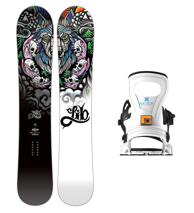 Lib Tech Jamie Lynn Snowboard with Bent Metal Women's Beam Snowboard Binding 2025