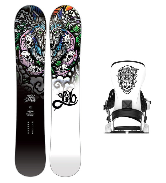 Lib Tech Jamie Lynn Snowboard with Men's Bent Metal Transfer Snowboard Binding 2025