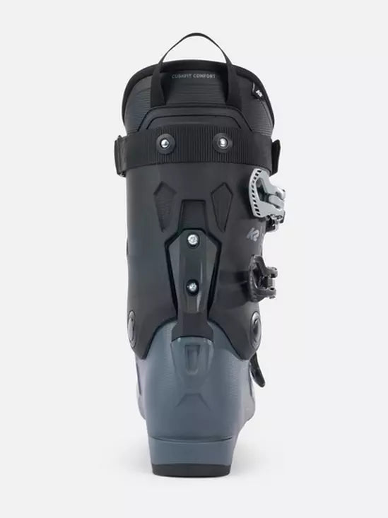 K2 BFC 80 ski boot, 2024 model, features a black and gray color scheme with visible hardware.