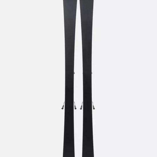 K2 Women's Disruption 75 skis, 2024 model, feature a black design with visible QC Free bindings.