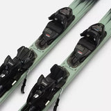 K2 Disruption 75 skis feature a mint green colorway and M3 10 bindings for 2024.