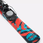 K2 Fatty 85 System Ski 2024 features a vibrant red and blue graphic design.