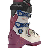 K2 Anthem 115 BOA ski boots feature a purple and white design.