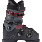 K2 BFC 95 women's ski boots feature a black and red design.