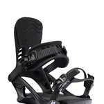 Black K2 Cassette snowboard binding features a streamlined design.