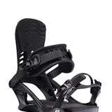 Black K2 Cassette snowboard binding features a streamlined design.